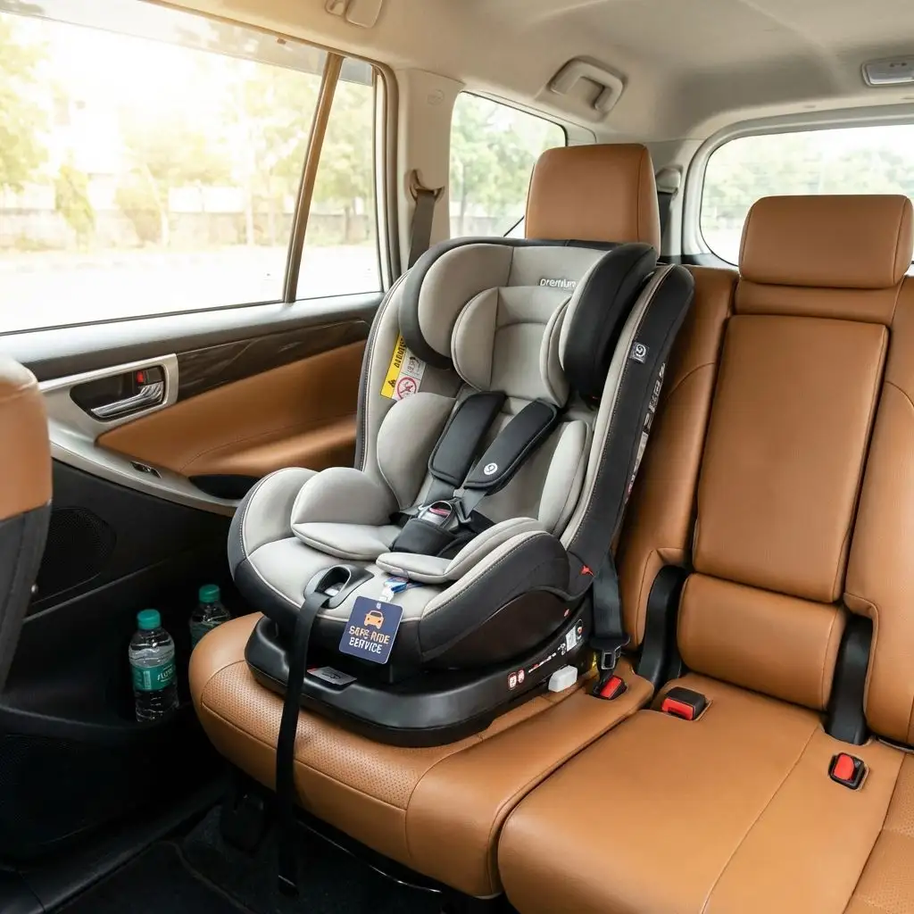Kursi bayi terpasang di Toyota Innova