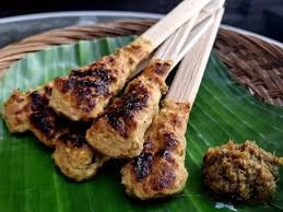 Sate lilit ikan Bali
